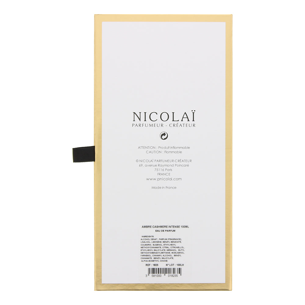 Nicolai Ambre Cashmere Intense Eau de Parfum 100ml