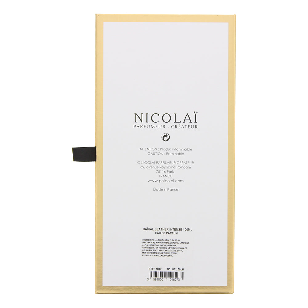 Nicolai Baikal Leather Intense Eau de Parfum 100ml