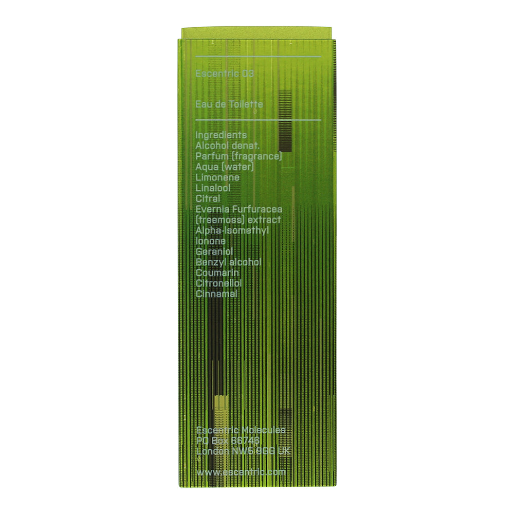 Escentric Molecules Escentric 03 Eau de Toilette 30ml