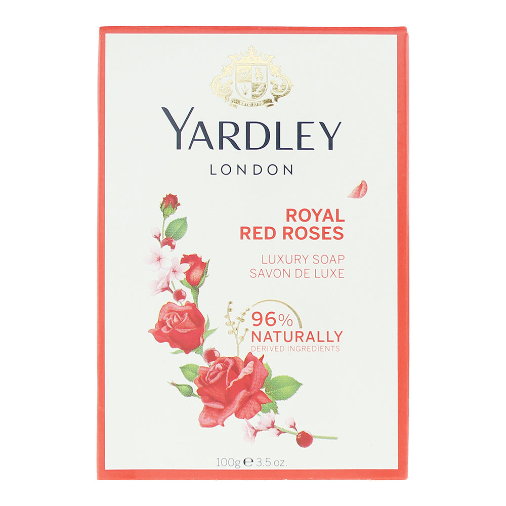 Yardley Royal Red Roses Soap 100g - Box