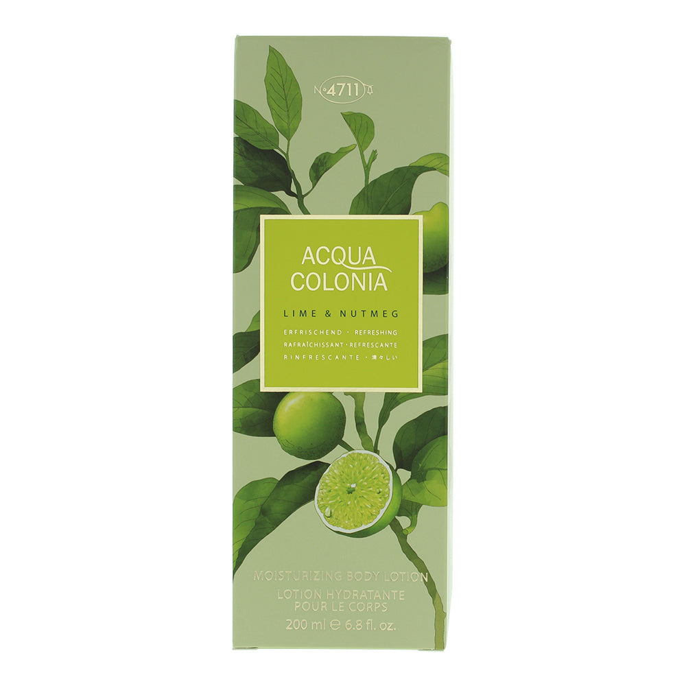 4711 Acqua Colonia Lime & Nutmeg Body Lotion 200ml - Box
