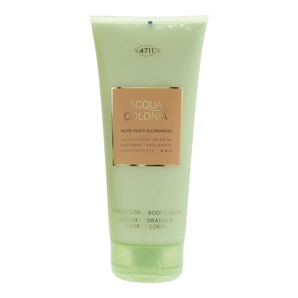 4711 Acqua Colonia White Peach & Coriander Body Lotion 200ml - Product
