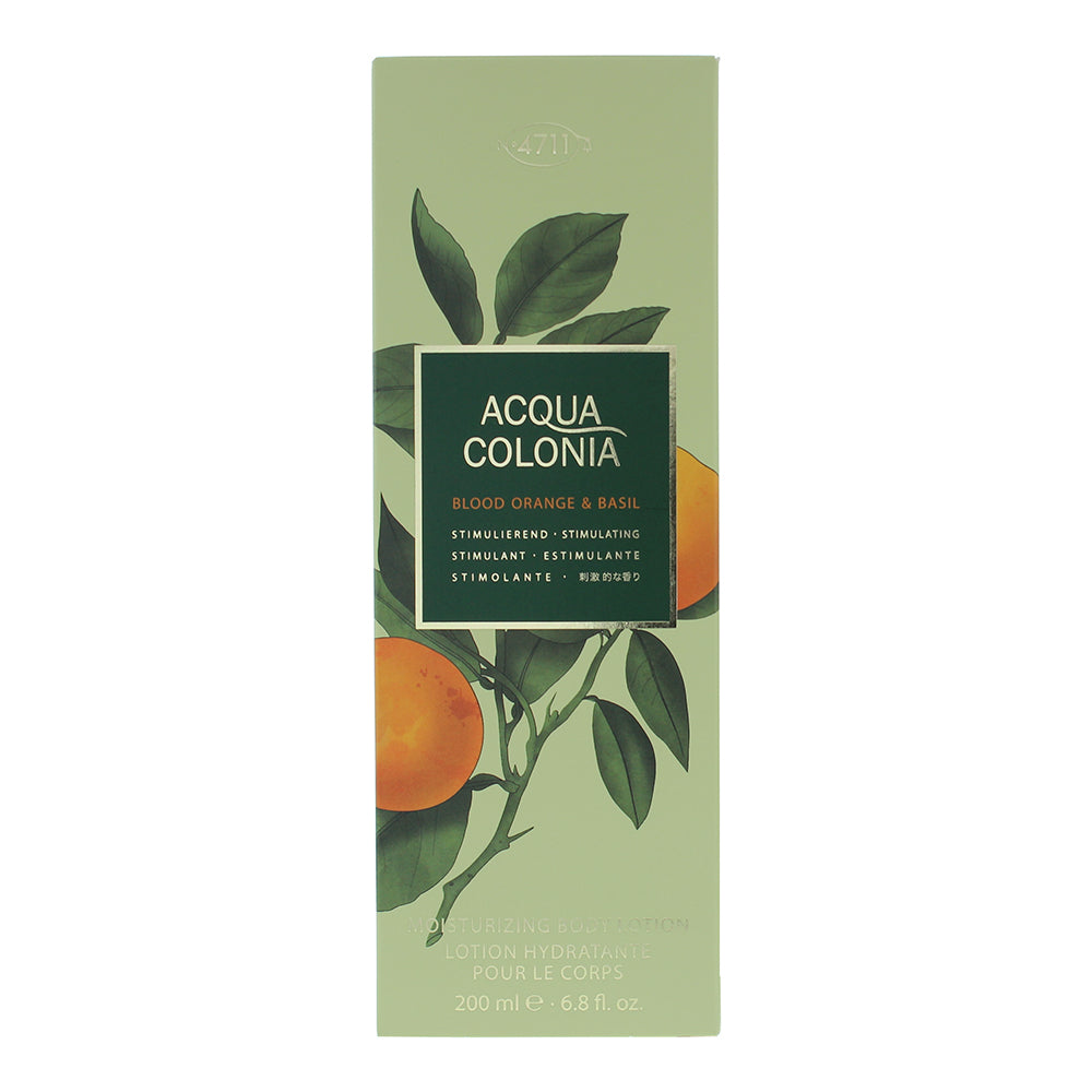 4711 Acqua Colonia Blood Orange & Basil Body Lotion 200ml - Box