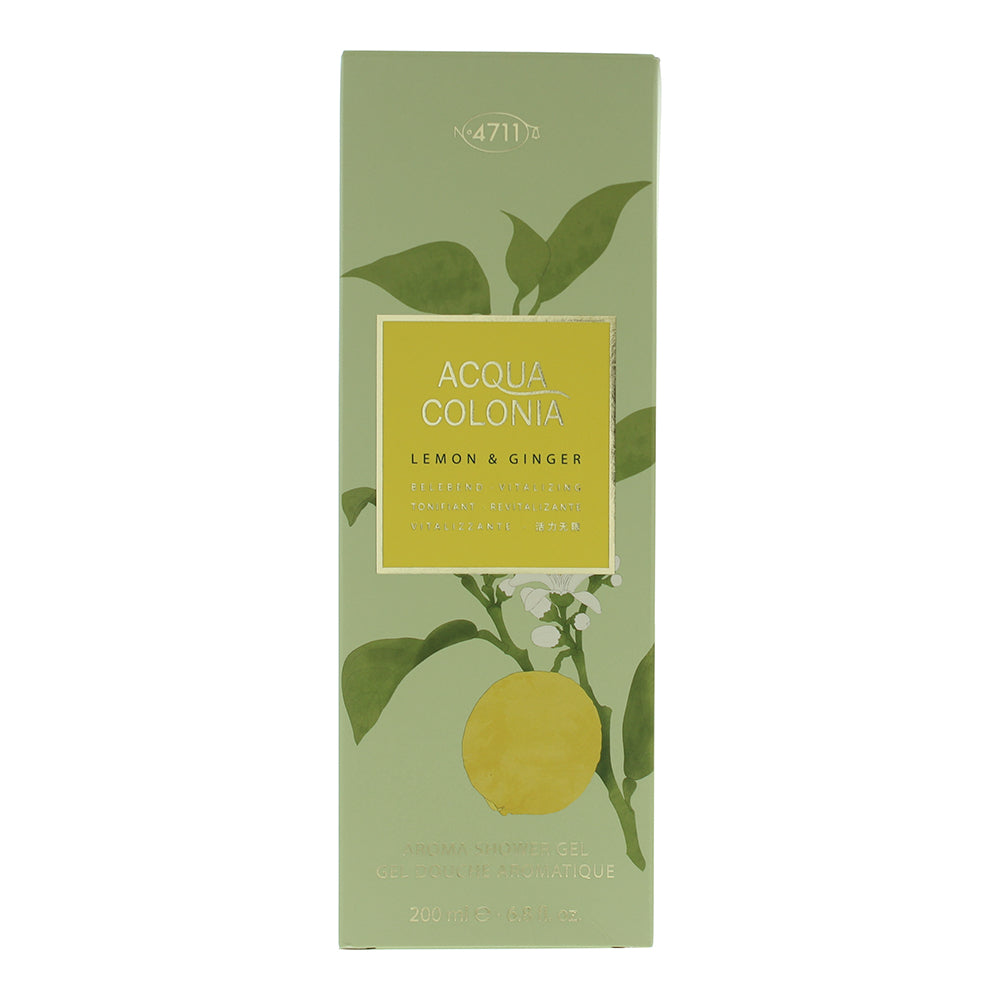 4711 Acqua Colonia Lemon & Ginger Shower Gel 200ml - Box