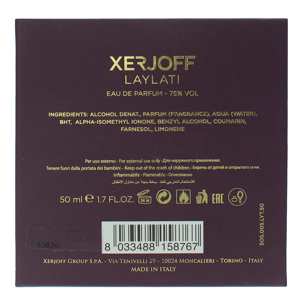 Xerjoff Velvet Collection Laylati Eau de Parfum 50ml