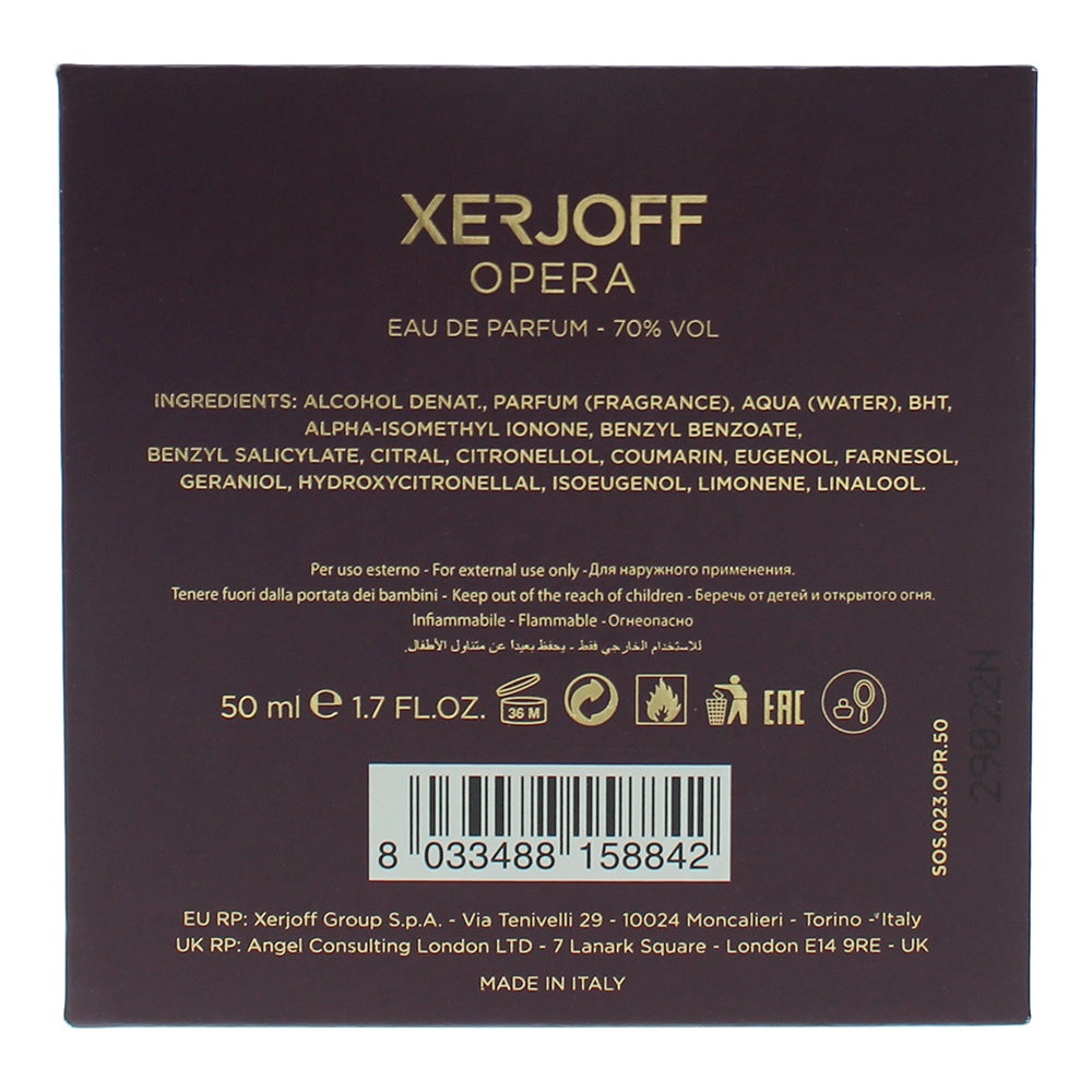 Xerjoff Velvet Collection Opera Eau de Parfum 50ml