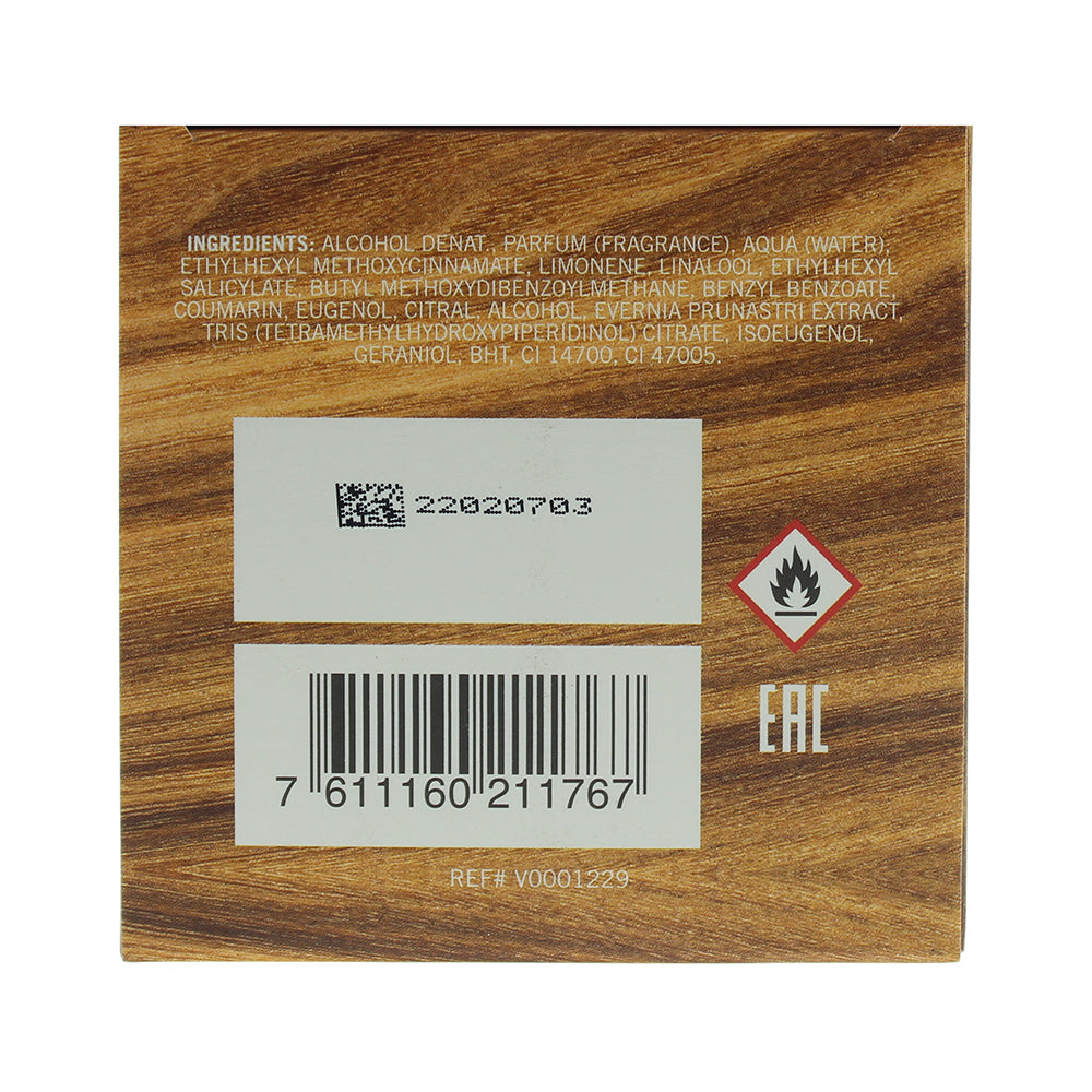 Swiss Army Victorinox Wood Eau de Toilette 100ml - Ingredients