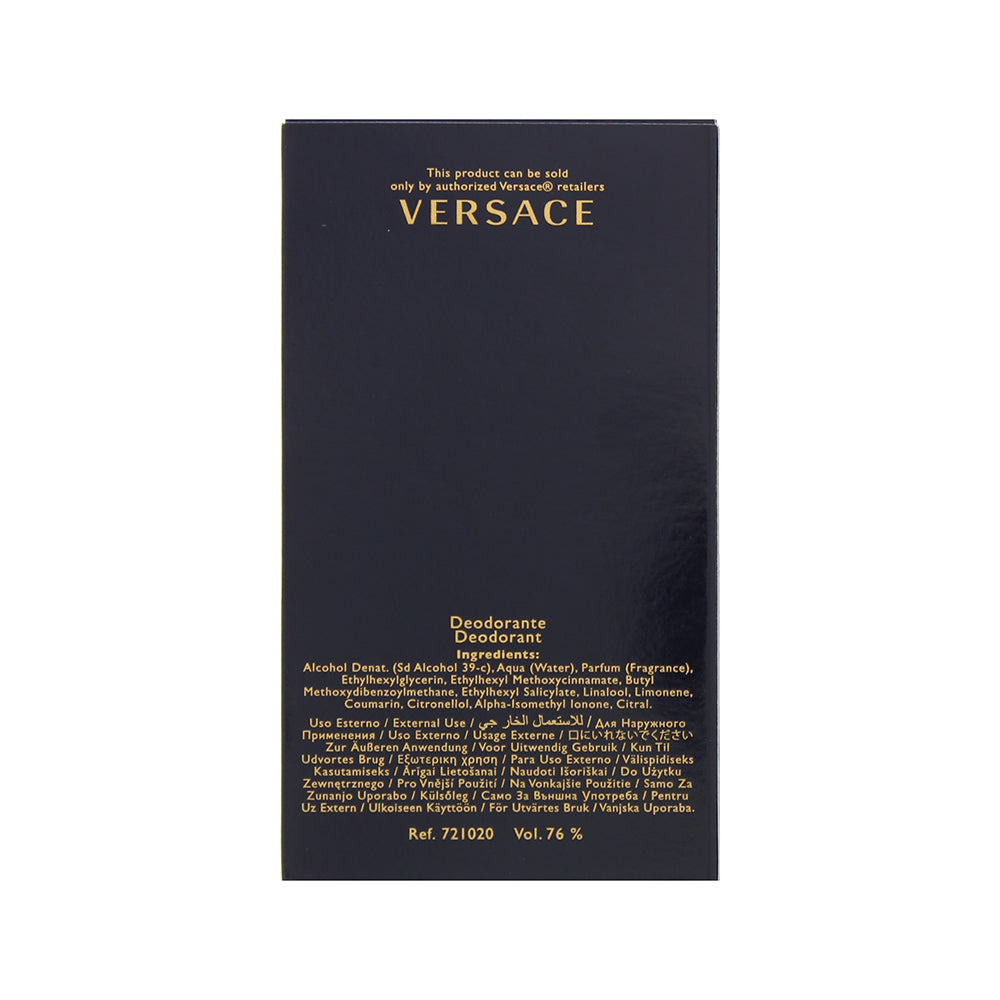 Versace Pour Homme Dylan Blue Perfumed Deodorant Glass Bottle 100ml