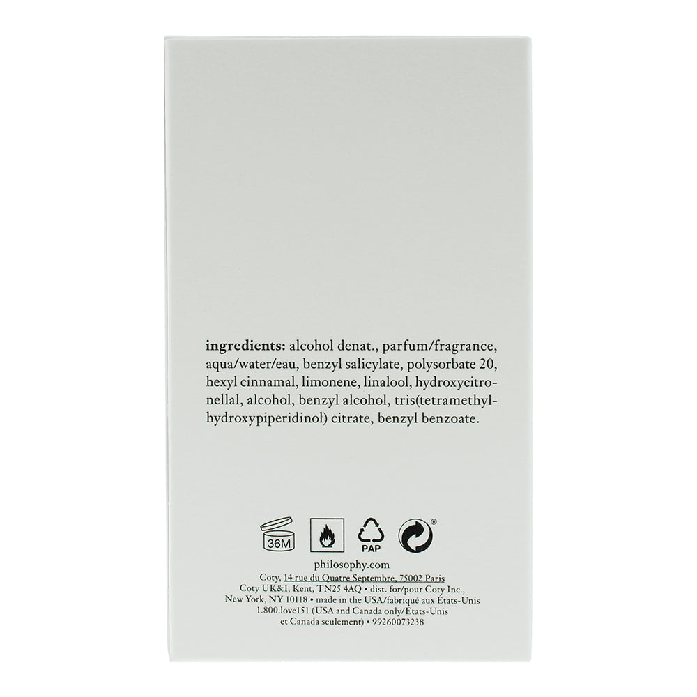 Philosophy Pure Grace Eau De Parfum 60ml