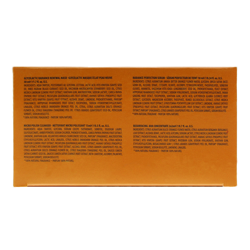 Ren Radiance 4 Piece Gift Set: Glycol Lactic Mask 50ml - Micro Polish Cleanser 3