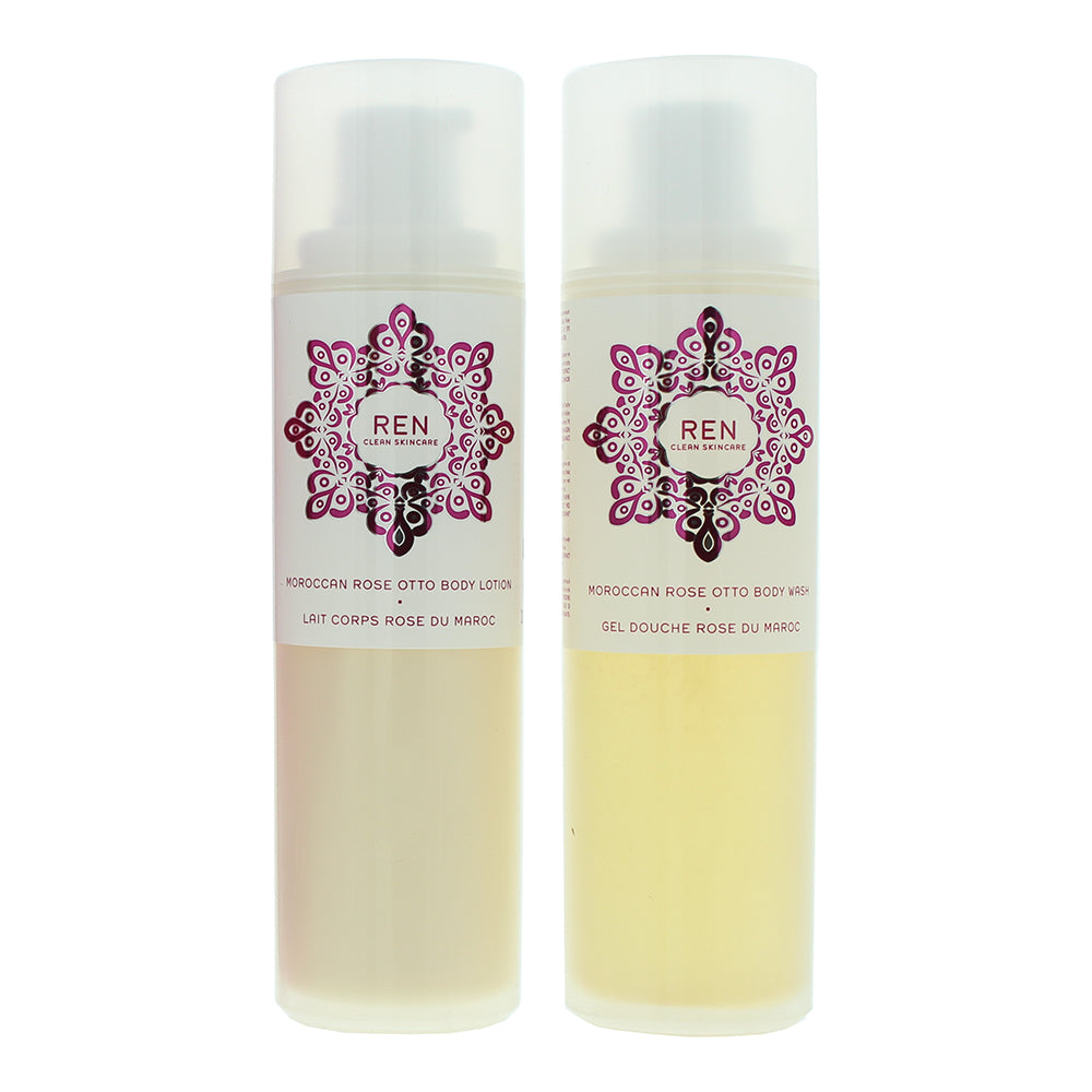 Ren Clean Skincare 2 Piece Gift Set: Body Wash 100ml - Body Lotion 100ml - Product