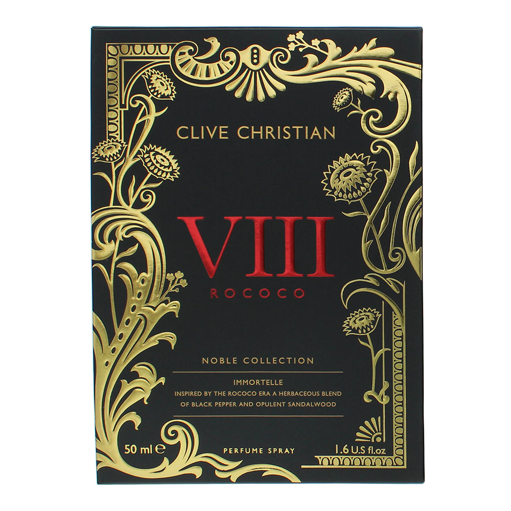 Clive Christian Noble Collection VIII Rococo Immortelle Parfum 50ml - Box