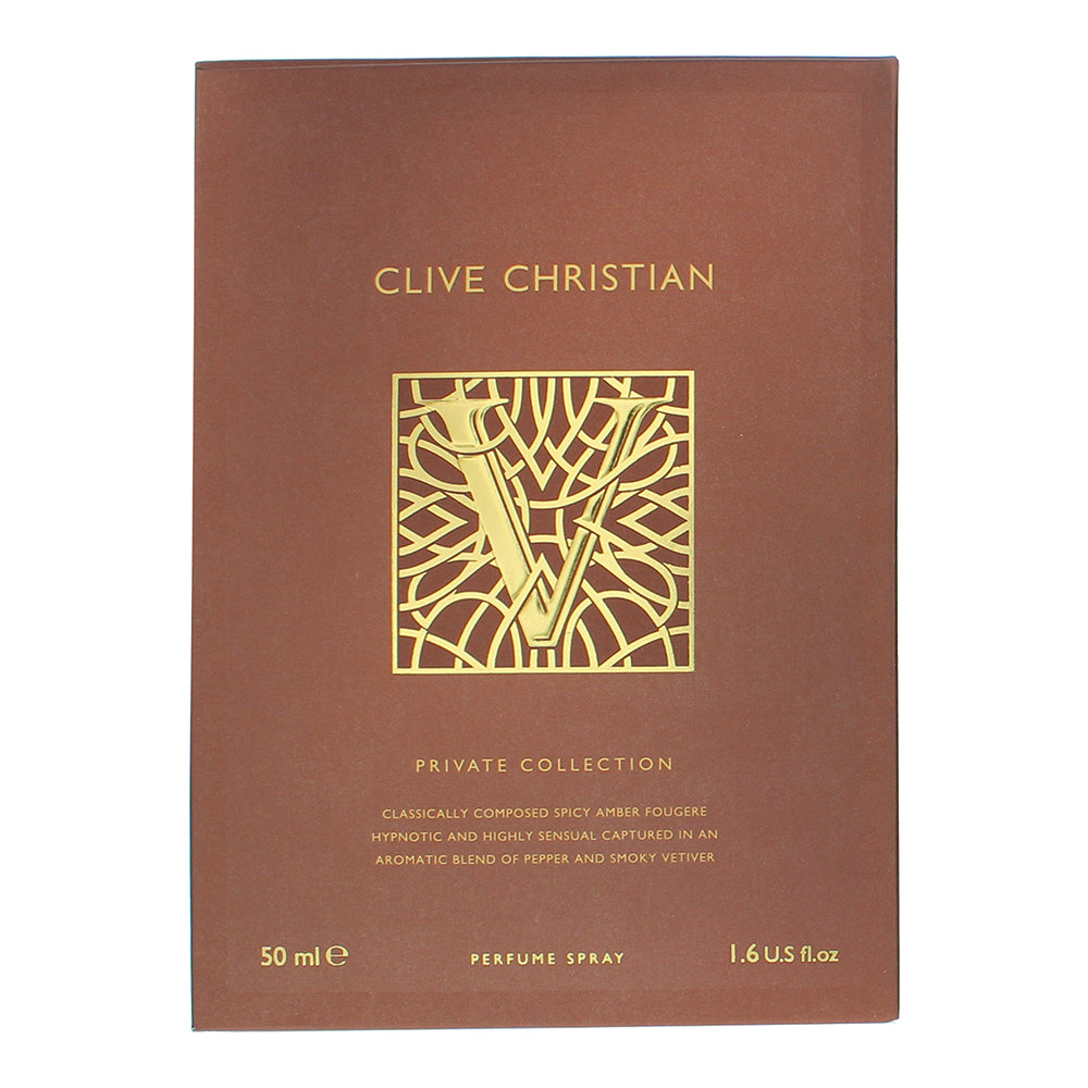 Clive Christian Private Collection V Amber Fougere Parfum 50ml - Box