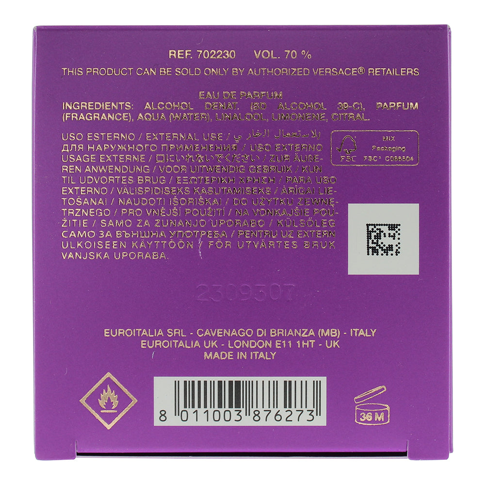 Versace Dylan Purple Pour Femme Eau de Parfum 50ml