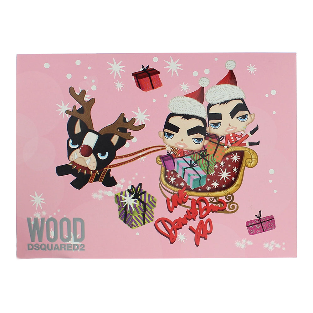 Dsquared2 Wood 3 Piece Gift Set: Eau de Toilette 100ml - Shower Gel 100ml - Pouc - Box