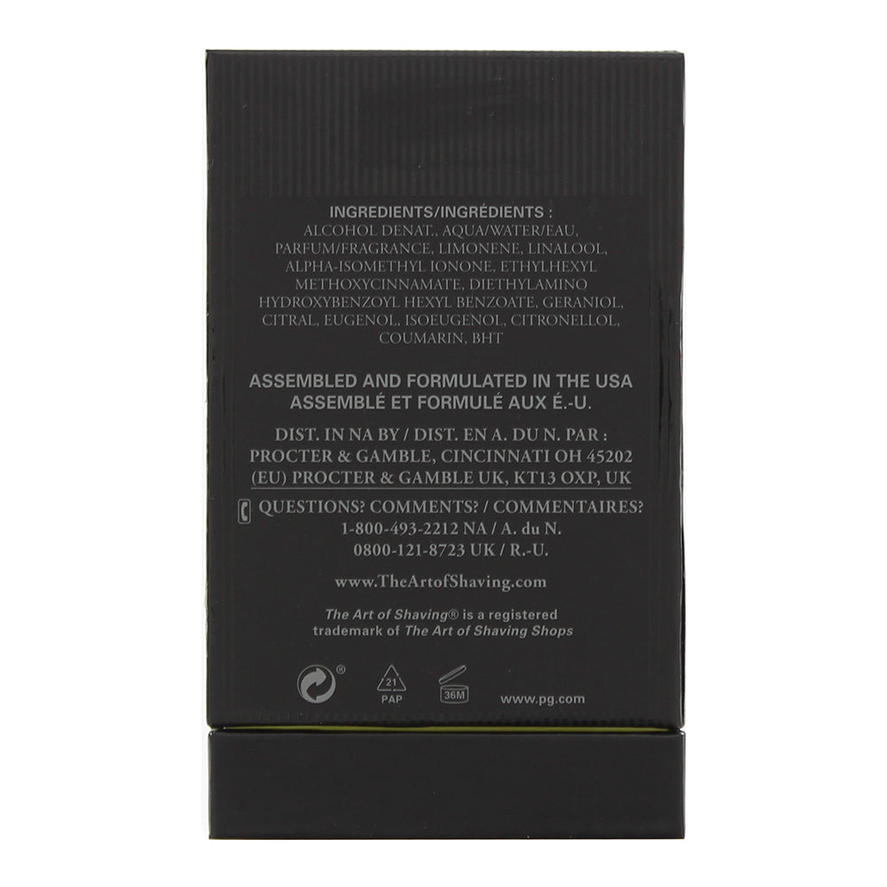 The Art Of Shaving Vetiver Citron Eau De Cologne 100ml