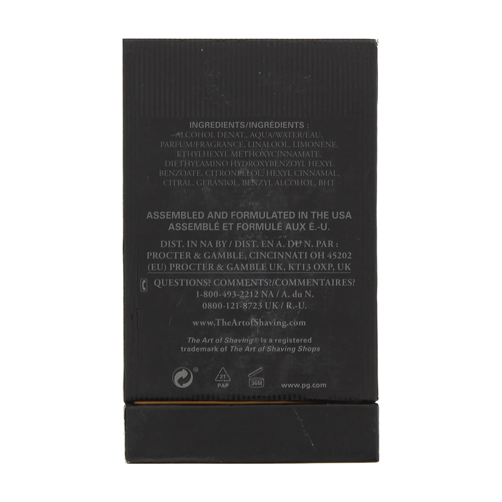 The Art Of Shaving Bourbon Amber Eau De Cologne 100ml