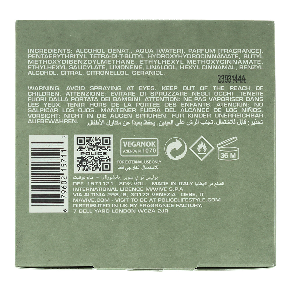 Police To Be Super Natural Eau De Toilette 125ml
