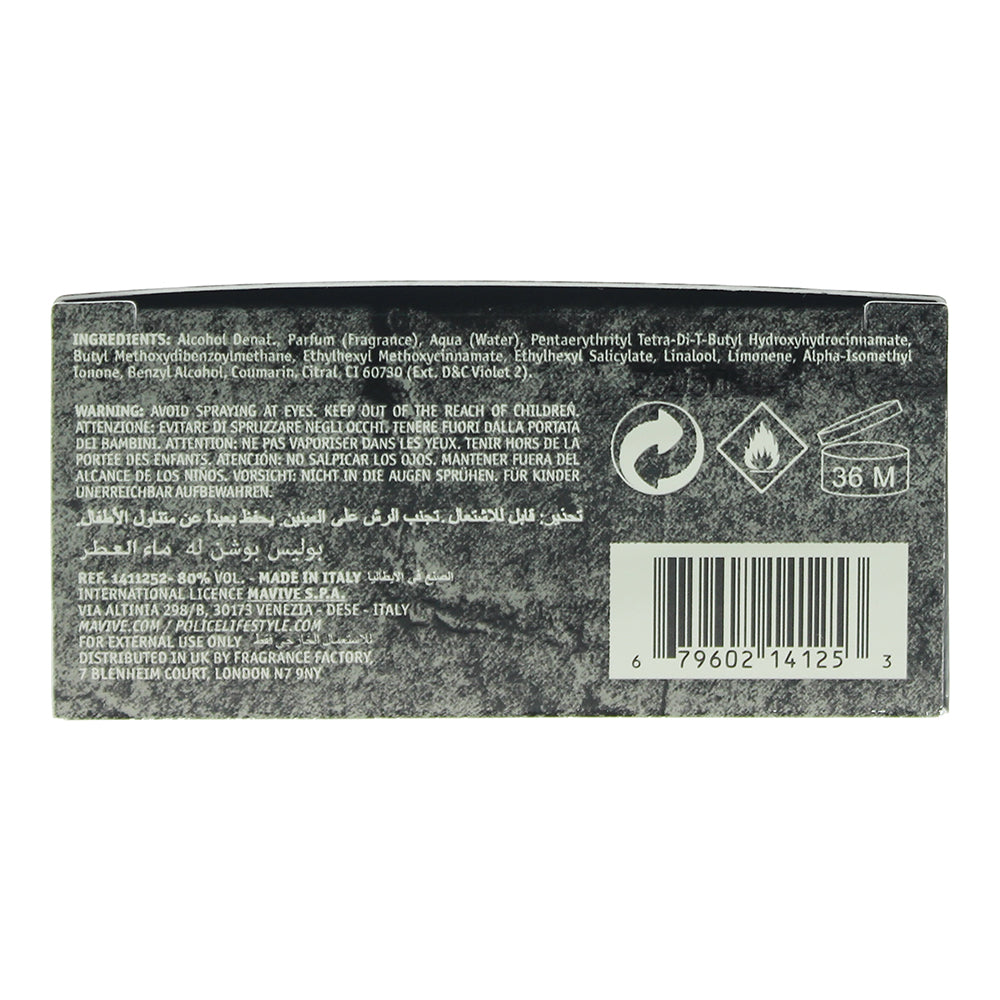 Police Potion For Him Eau de Parfum 30ml - Ingredients