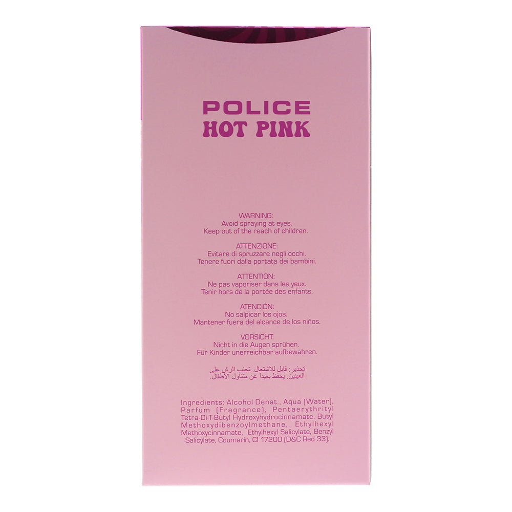 Police Hot Pink Eau De Toilette 100ml