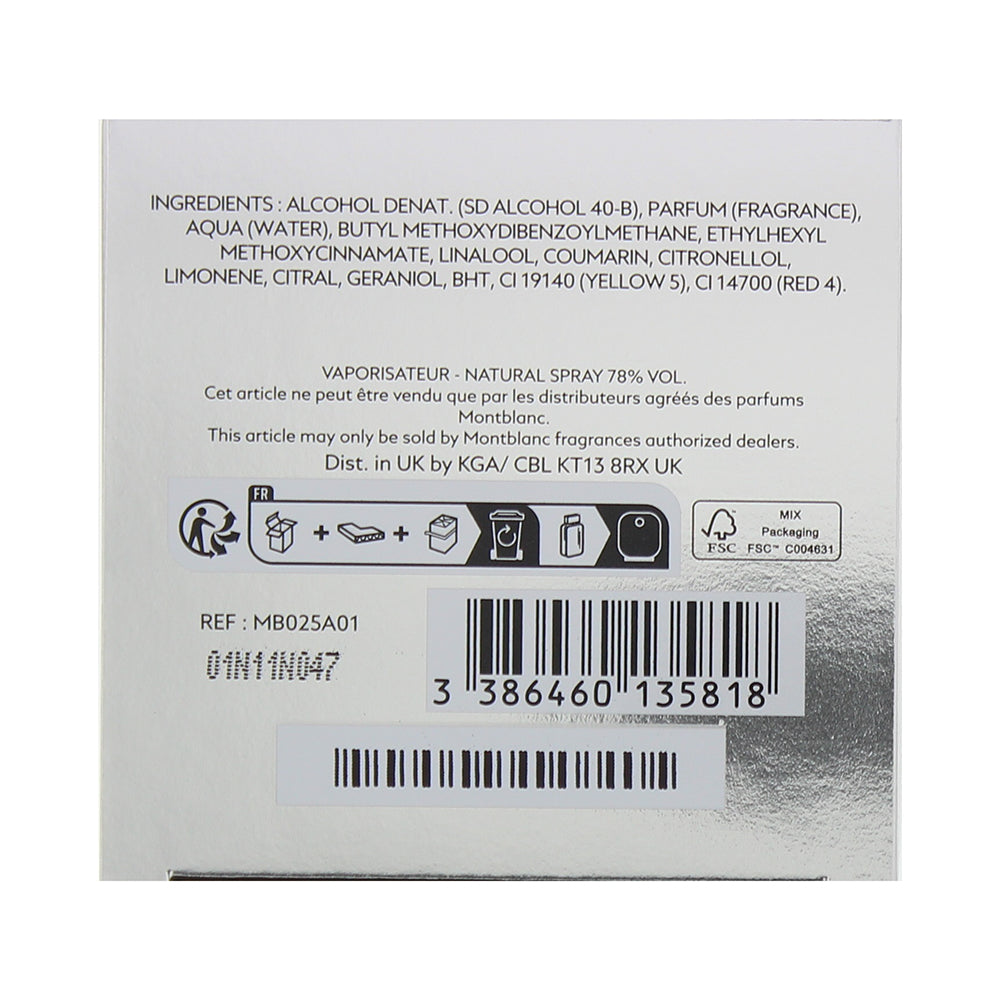 Montblanc Explorer Platinum Eau De Parfum 100ml