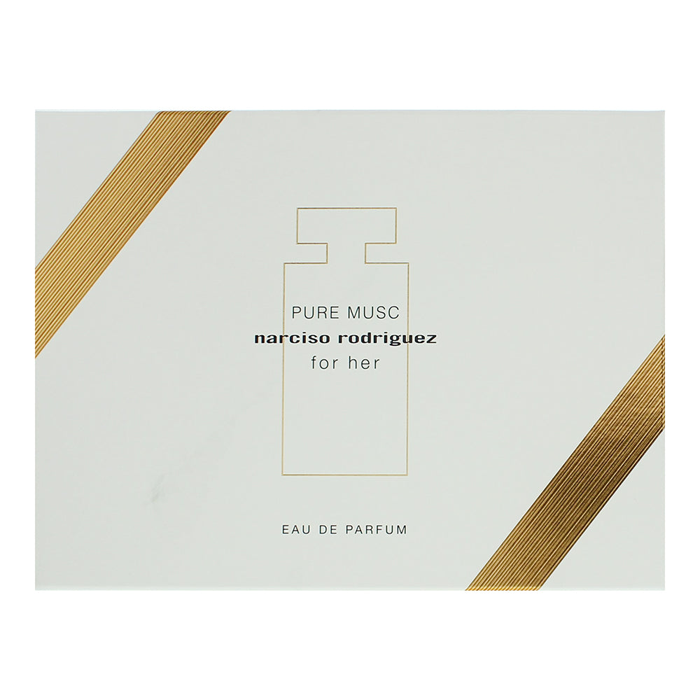 Narciso Rodriguez Pure Musc For Her 3 Piece Gift Set: Eau De Parfum 100ml - Eau  - Box