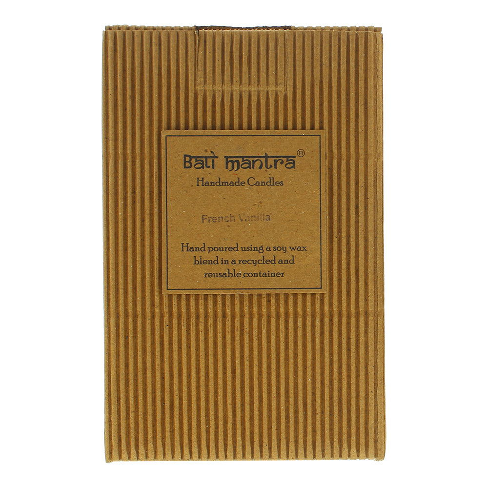 Bali Mantra Hibiscus Glass Copper French Vanilla Candle 500g - Box