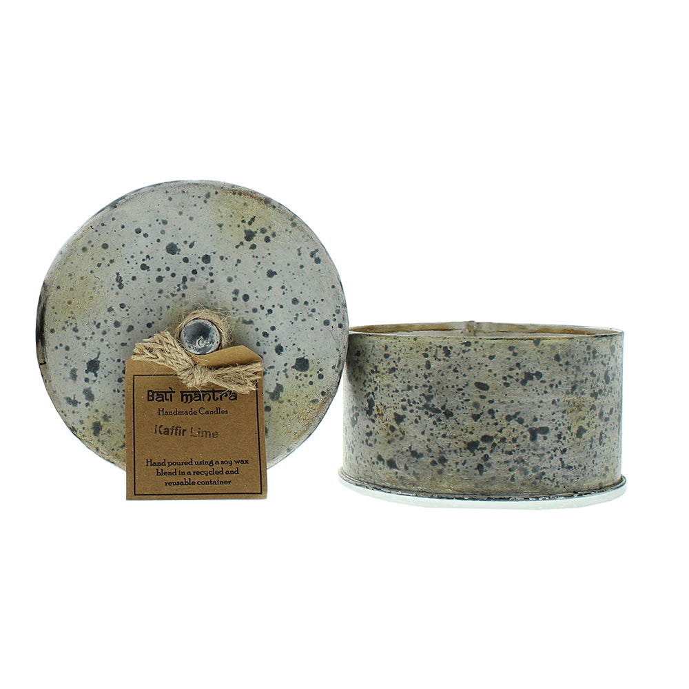Bali Mantra Victorian Tin Round Kafir Lime Candle 280g - Product