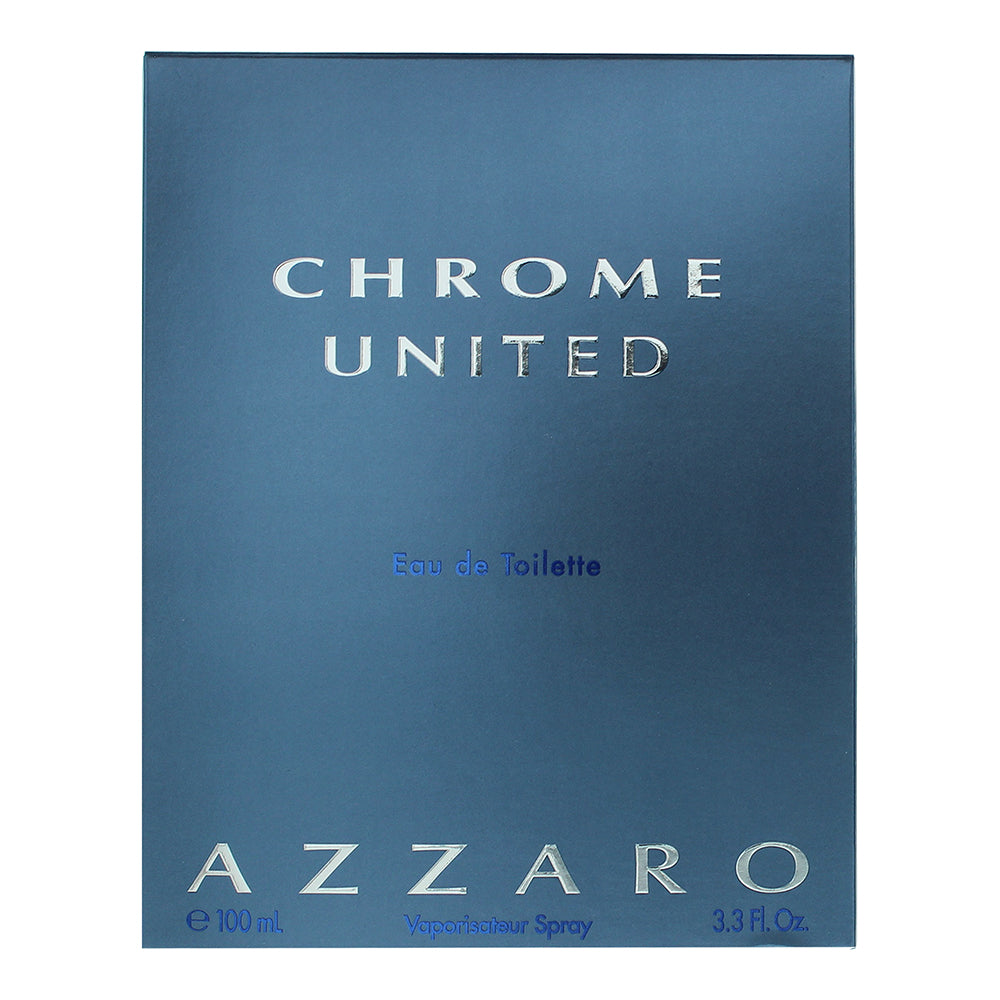 Azzaro Chrome United Eau de Toilette 100ml - Box