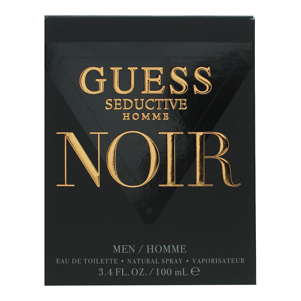Guess Seductive Homme Noir Eau de Toilette 100ml - Box