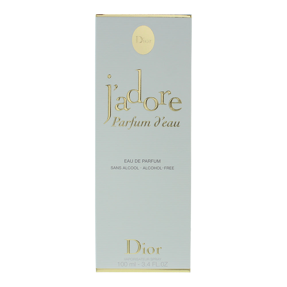 Dior J'adore Parfum D'eau Alcohol-Free Eau de Parfum 100ml - Box
