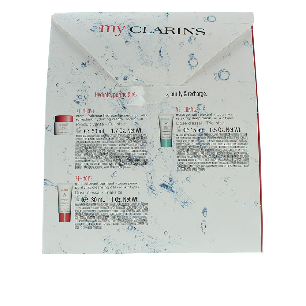 Clarins My Clarins 3 Piece Gift Set: Face Cream 50ml - Sleep Mask 15ml - Cleansi