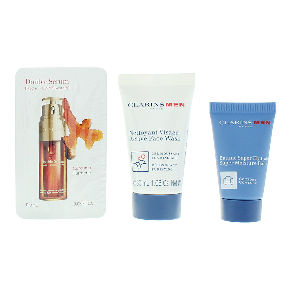 Clarins Men Recruit 3 Piece Gift Set - Product