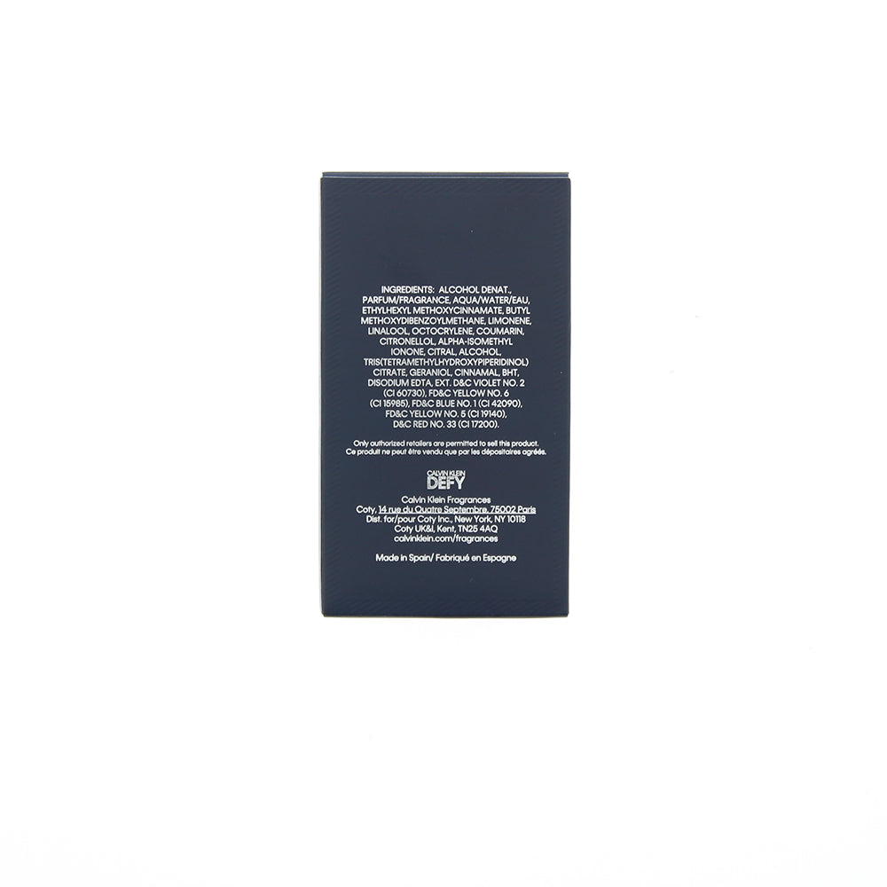 Calvin Klein Defy Eau de Toilette 50ml