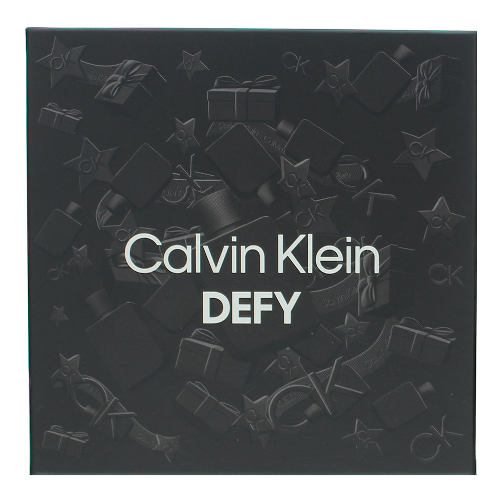 Calvin Klein Defy 2 Piece Gift Set: Eau de Toilette 50ml - Shower Gel 100ml - Box