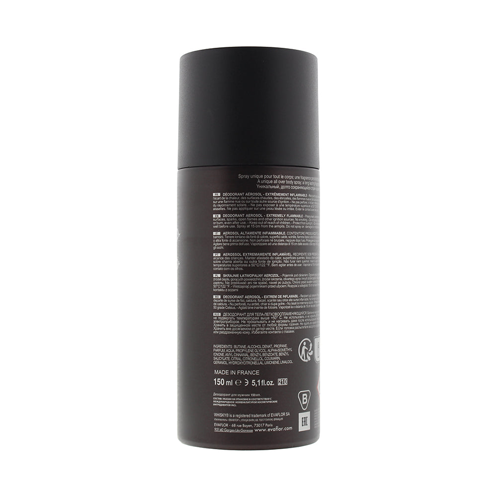 Evaflor Whisky Black Deodorant Spray 150ml