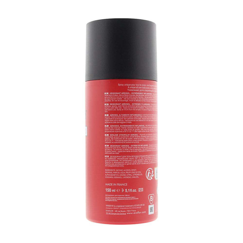 Evaflor Whisky Red Deodorant Spray 150ml