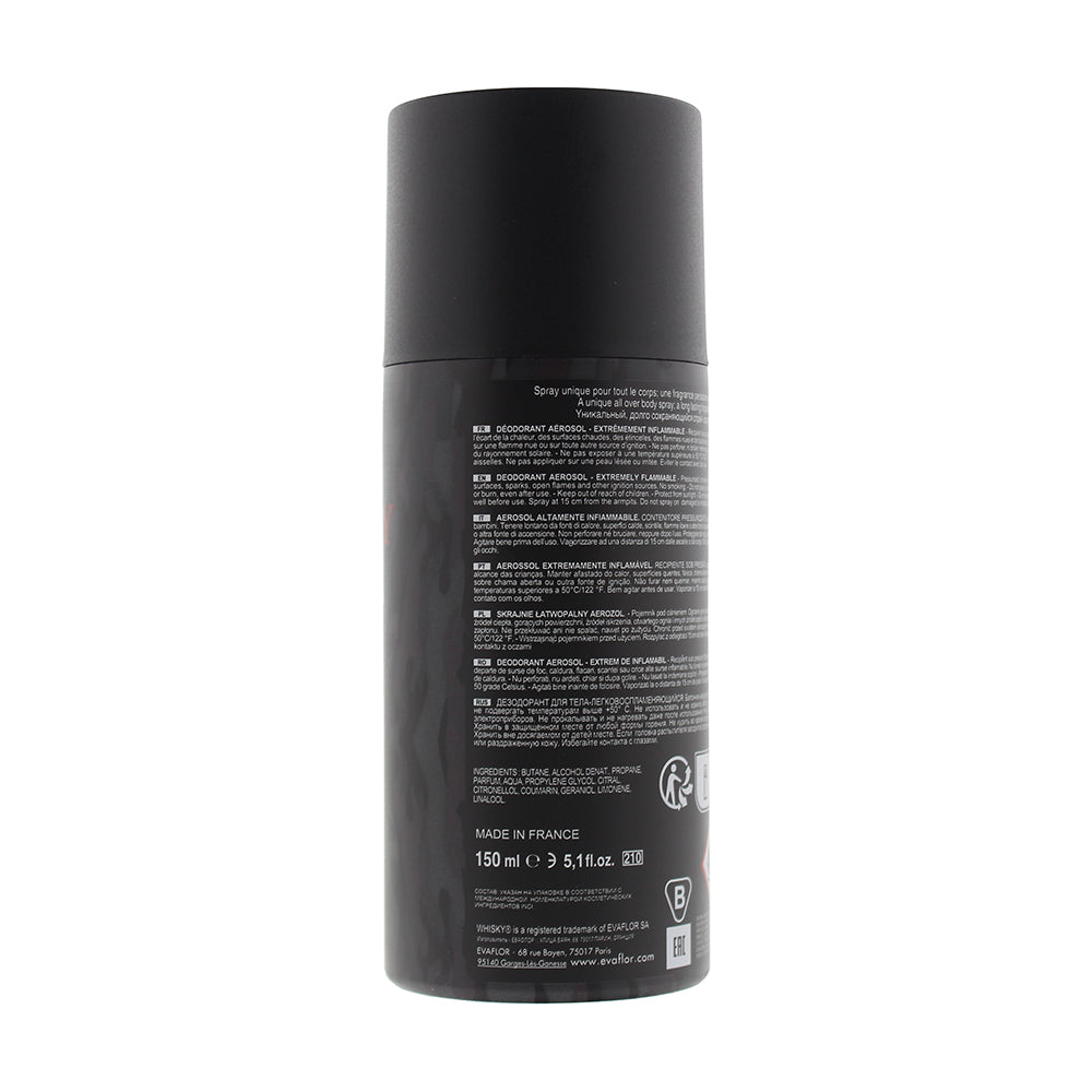 Evaflor Whisky Black Op Deodorant Spray 150ml