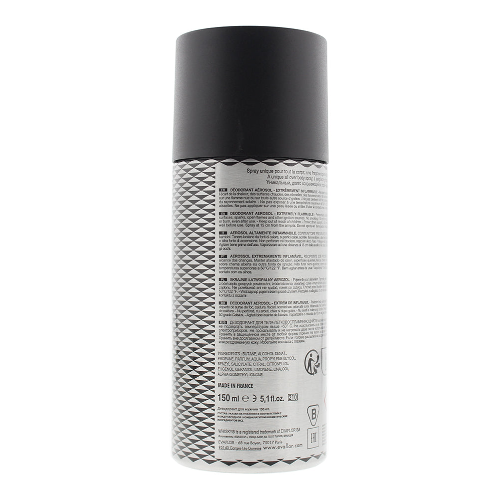 Evaflor Whisky Silver Deodorant Spray 150ml