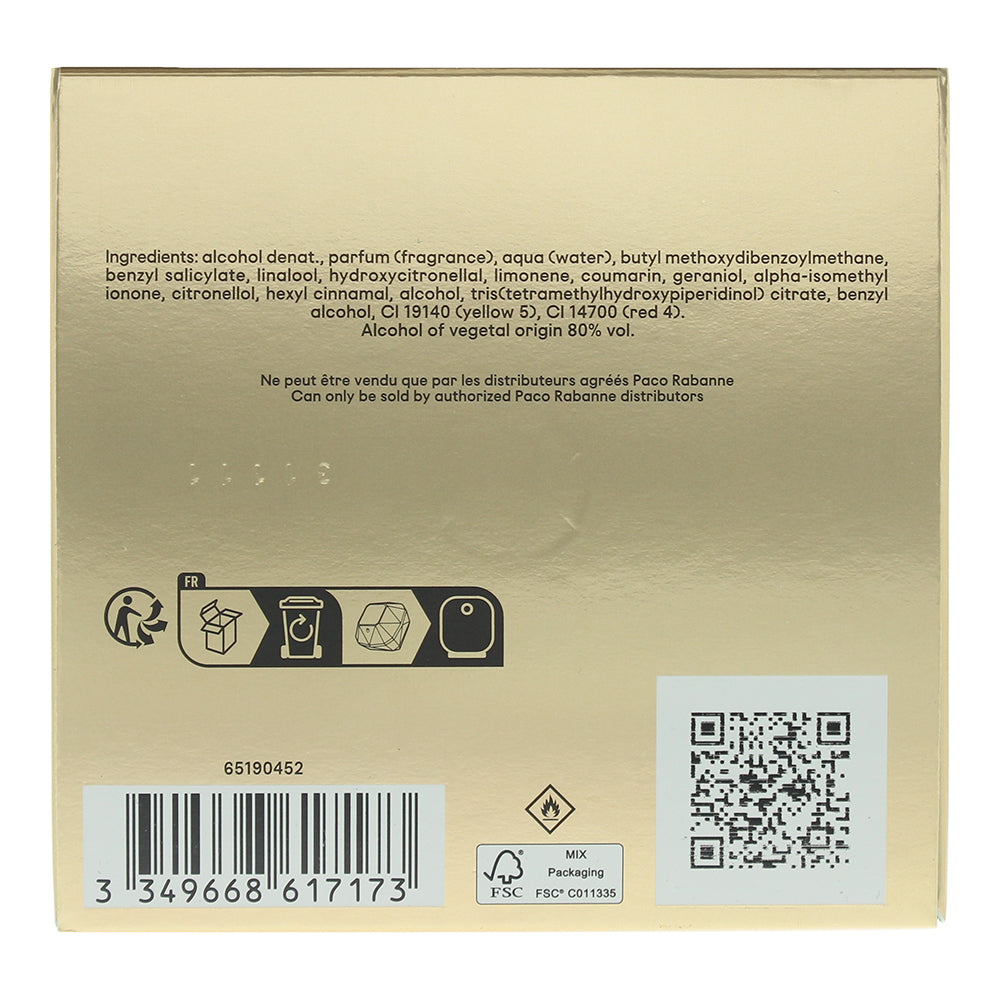 Paco Rabanne Lady Million Royal Eau de Parfum 80ml - Ingredients