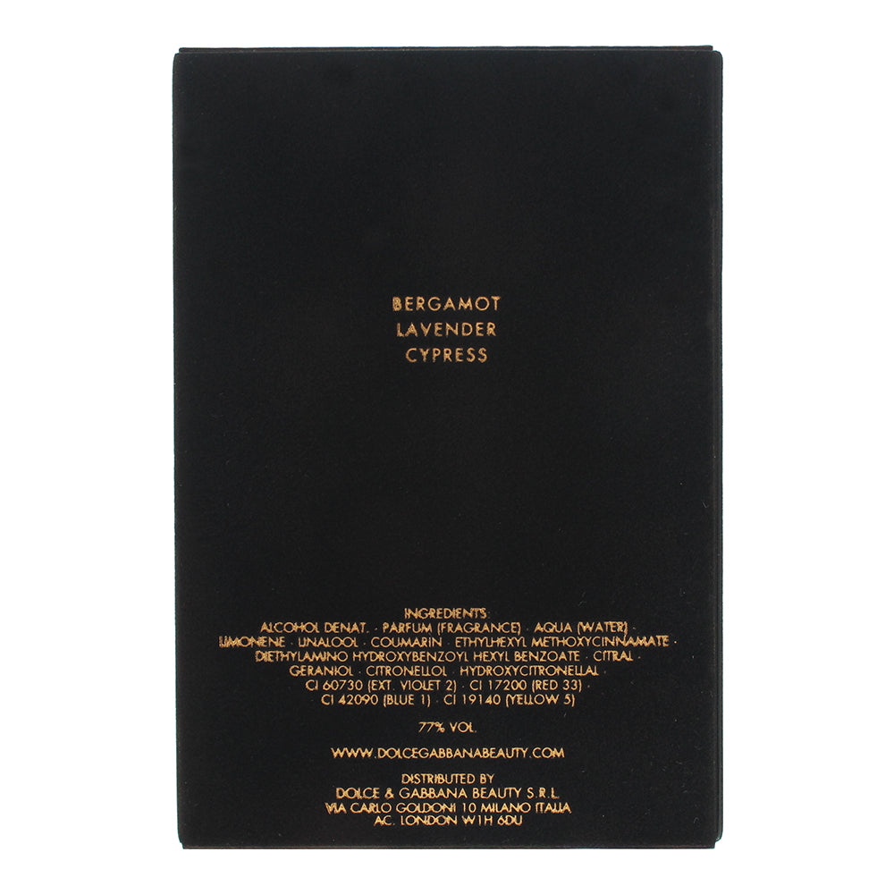 Dolce & Gabbana Pour Homme Intenso Eau de Parfum 200ml - Ingredients