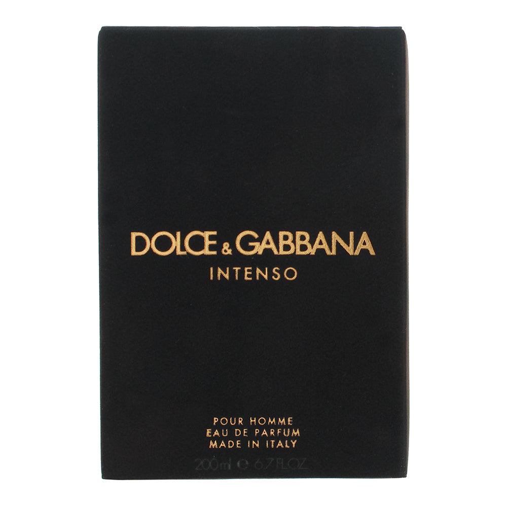 Dolce & Gabbana Pour Homme Intenso Eau de Parfum 200ml - Box
