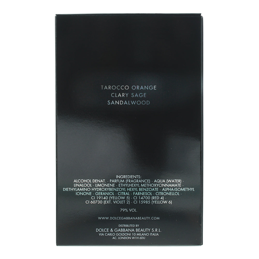 Dolce & Gabbana The One For Men Eau de Parfum 150ml - Ingredients