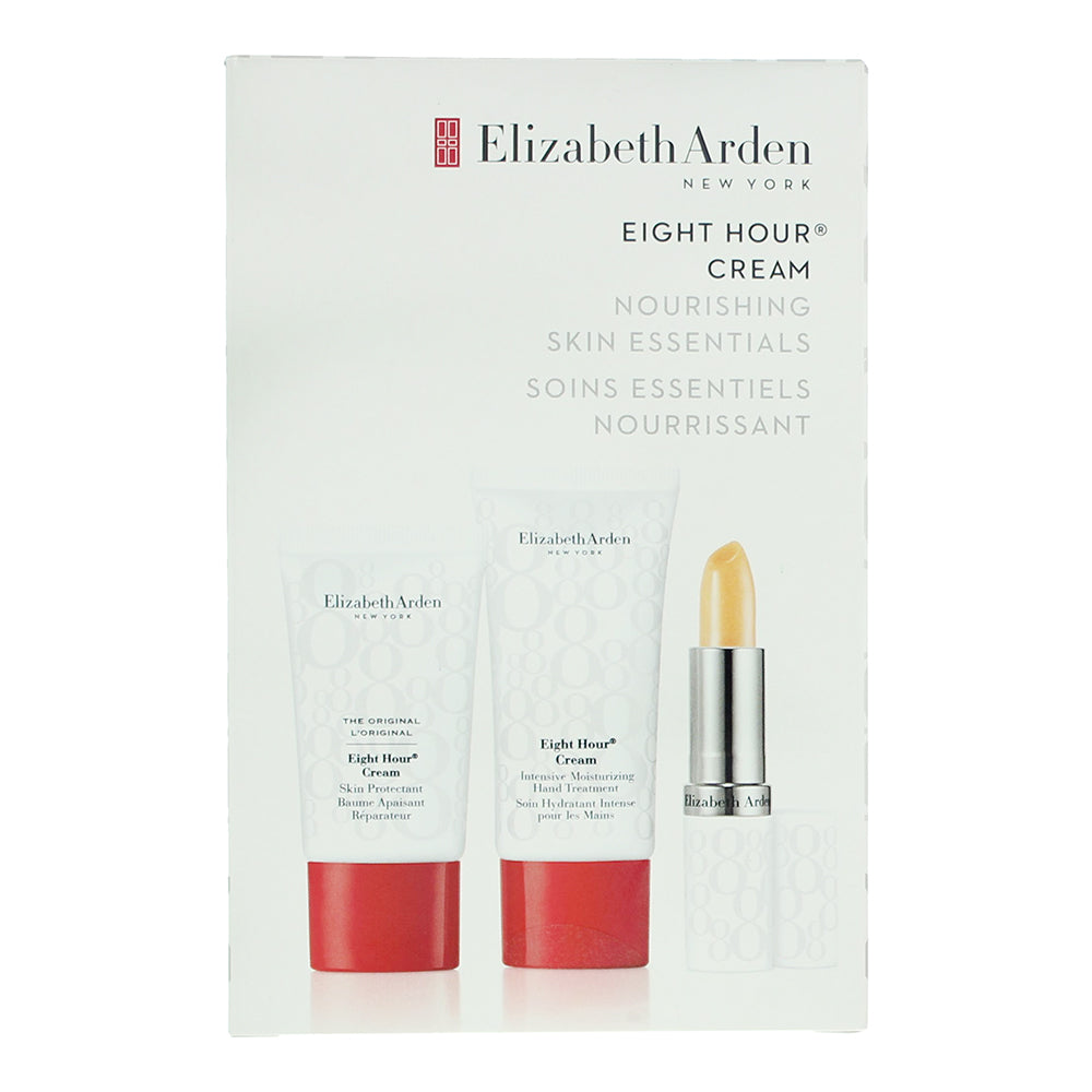 Elizabeth Arden Eight Hour Cream 3 Piece Gift Set: Protectant Cream 15ml - Hand 