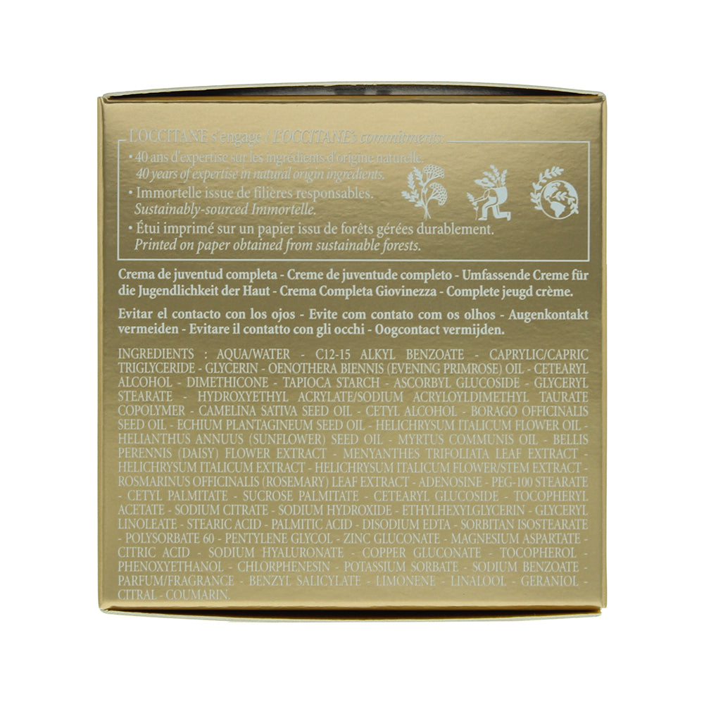 L'occitane Immortelle Divine Face Cream 50ml