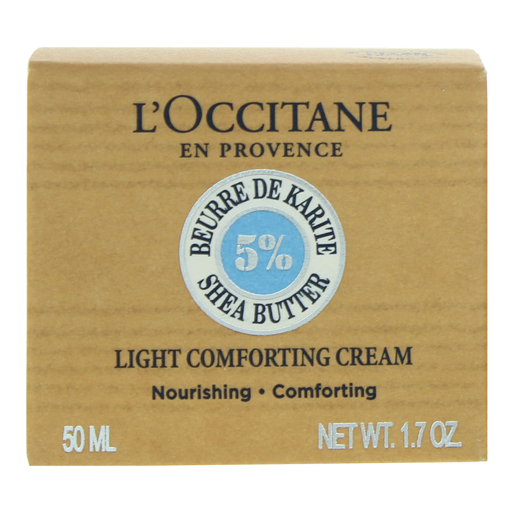 L'occitane Shea Butter Light Comforting Face Cream 50ml - Box