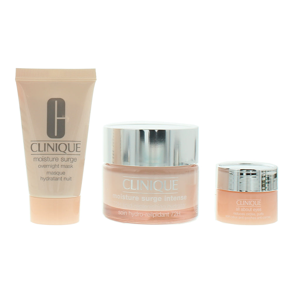 Clinique Moisture Surge Intense 3 Piece Gift Set: 72h Hydro-Relief Cream 50ml -  - Product