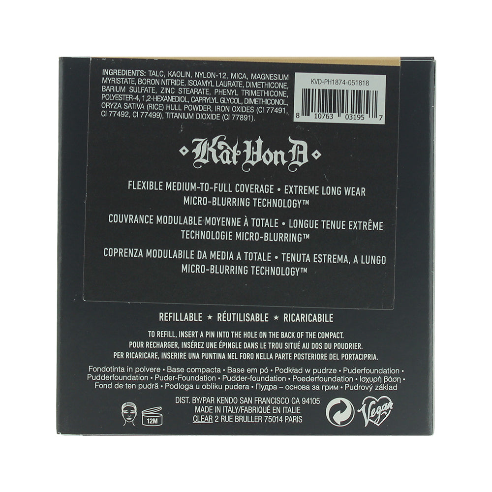 KVD Lock It 155 Medium Powder Foundation 9g