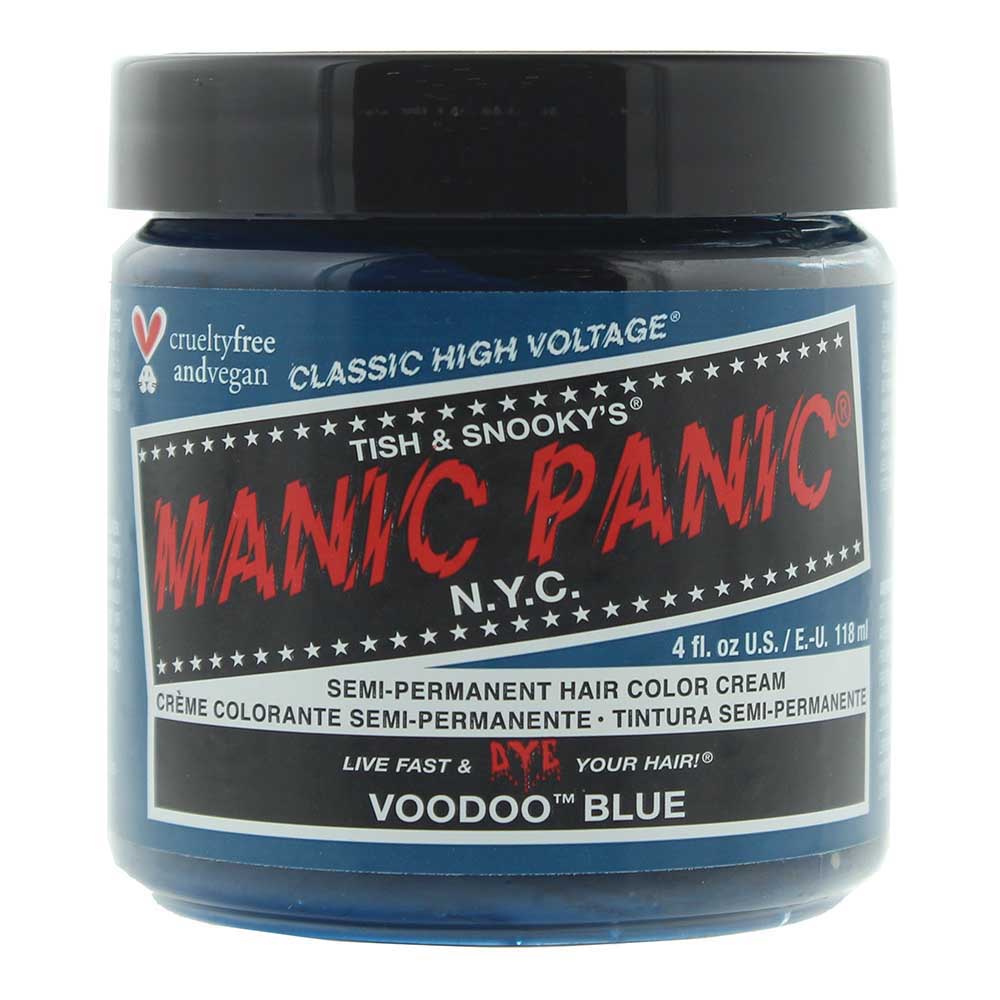Manic Panic Classic High Voltage Voodoo Blue Semi-Permanent Hair Colour Cream 11