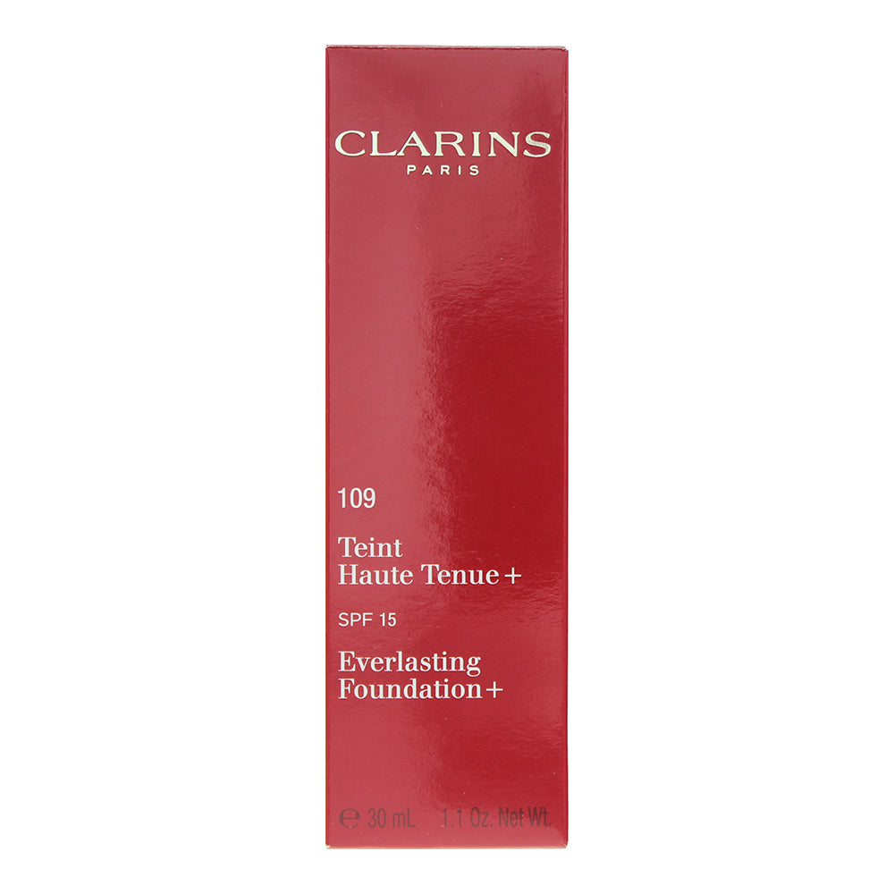Clarins Everlasting Spf 15 109 Wheat Foundation 30ml - Box